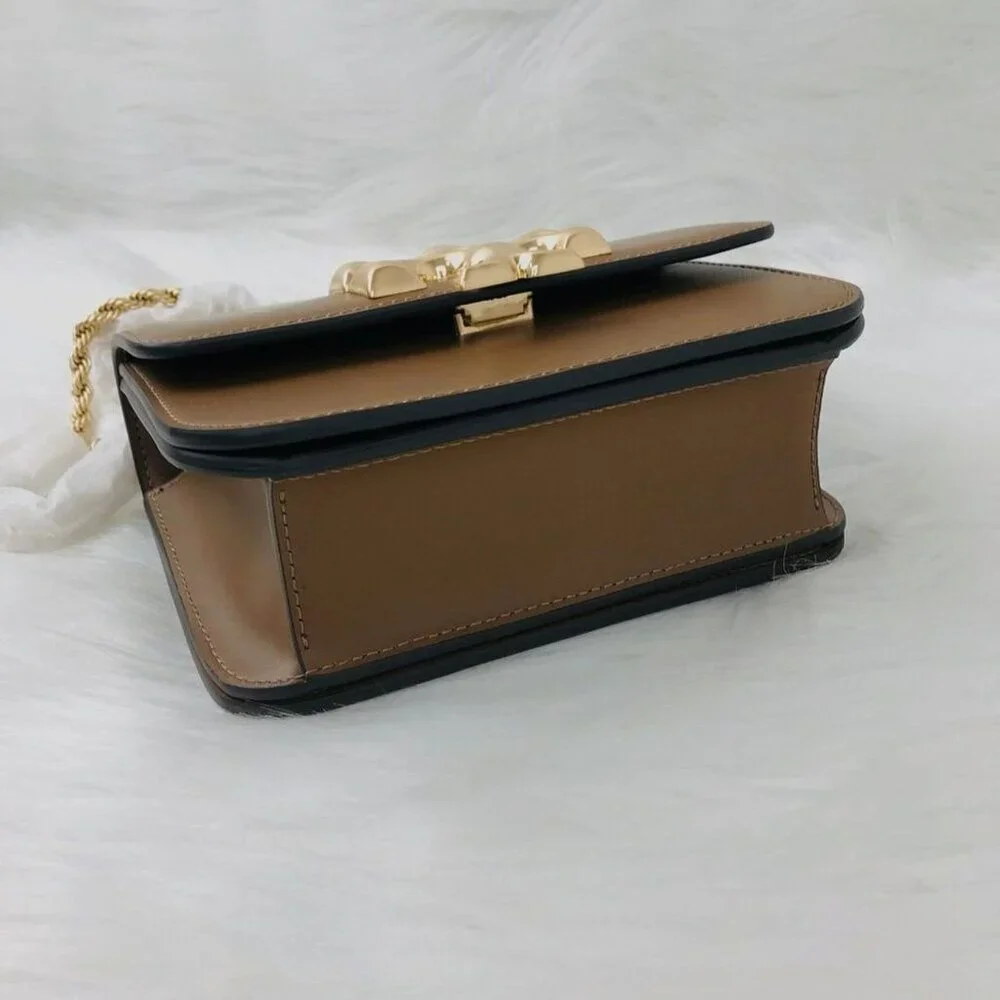 Brand New Tory Burch Small Eleanor Bag In Brown - Picture 8 of 11